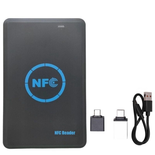 5 Frequency RFID  Chip Duplicator+2xUID Keychain NFC Reader Copier HID 125K/ IC/ID 13.56M 125K Token Writer Clone 1