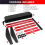 Stair Tread Template Tool Step Measuring Jig with Adjustable Ruler and Angle Scribe Tool for Woodworking 5