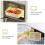 Lunch Box with Tableware for Office Workers Square Divided Microwave Oven Bento Box Leakproof Container for Picnic 3
