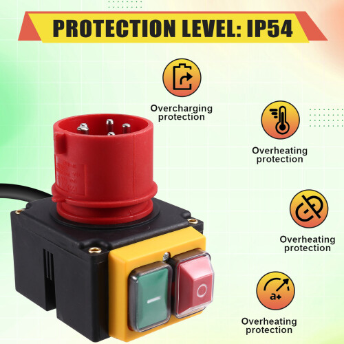 KOA7 5P KOA7 Device  Machine  400V Waterproof Electromagnetic  8A 3-Phase 1