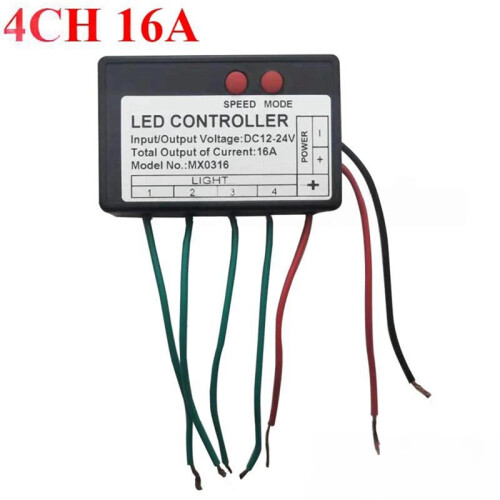 4CH/9CH Single Color LED Strip Controller for Signs and Light Boxes 2