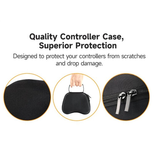 Hard Carrying Case for Gaming Controller Drop-Resistant Travel Storage Bag Shockproof Protective Shell for Gamepad 1