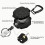 Porta-Crachá Retrátil Resistente com Mosquetão e Chaveiro para Identificação. 3