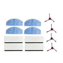 12 Pcs for Laresar 01 /Lubluelu SL68 Vacuum Cleaner Accessories Side Brush Mop Filter