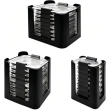 Food Container Lid Organizer for  Brilliances Nap- Lids, Lid Organizer for Kitchen Cabinet Storage (3-Piece)