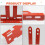 Car Wheel Alignment Tool Plates Adjustable Automotive Wheel Leveling Aligner Wheel Alignment Tool Orange 2