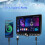 Android 15 Universal 10 Polegadas Rádio Estéreo Automotivo Sem Fio Carplay Android Auto Multimídia Player WIFI FM Navegação 7