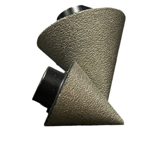 Chamfering Drill Bit 50mm, Cone Grinding Tool for Ceramic Tile, Whetstone Cone Chamfering Reamer for Porcelain, Marble 1