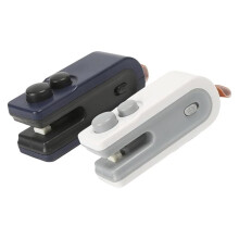 Bag Sealer, 2-in-1 Rechargeable Food Sealer & Cutter, USB Portable Handheld Heat Sealing Tool to Keep Food Fresh