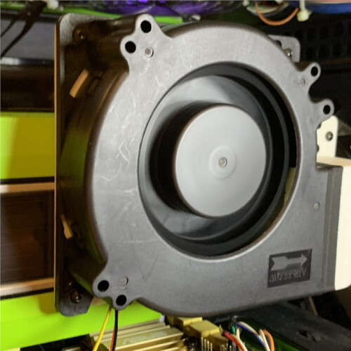 P40 P100 M40  Card Upgrade: Complete Active Cooling Fan Assembly (12CM) 1