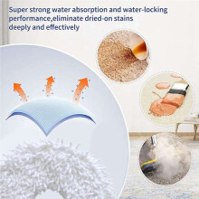 15PCS Vacuum Mop Cloth for  J15 Pro Ultra Vacuum Cleaner Washable Mop Pad Replacement Parts