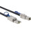 SAS HD SFF 8088 to SFF 8644 Internal External Server Cable 6Gbps High Speed Data Cable Black Flat Connector 0.5m 2