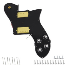 Prewired Pickguard Loaded Humbucker Pickups for 70s TL Electric Guitar Replacement Black