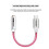 USB-C to 3.5mm Digital Audio Adapter ALC5686 Audio Interface Cable 32bit/384kHz DAC Headphone Decoding Adapter Orange 2