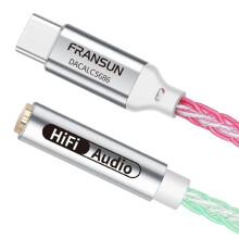Adaptador de Audio Digital USB-C A 3,5 mm ALC5686 Cable de Interfaz de Audio Adaptador de Decodificación de Auriculares DAC de 32 Bits/384 KHz Verde