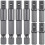 8 Pieces 1/4 Hex to 1/4 Square Socket Adapter, Drill Socket Adapter Square Socket Drill Adapter 1/4 Inch for Car DIY 1