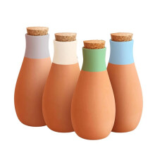4 Espigões de Terracota para Irrigação, Globos de Autoirrigação Ollas, Inserção para Vaso de Plantas com Irrigação Lenta
