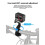 For    Action Camera Universal Camera Mount Clamp for Motorcycle and Bike Handlebar Tripod Light Stand 10
