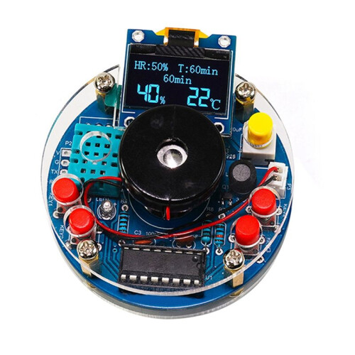 DIY USB Humidifier Atomizing OLED Display Temperature Humidity Circuit Board Kit Manufacturing Welding Exercise Parts