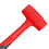 Double-Sided Rubber Hammer for Woodworking, Insulated Handle, Non-Slip Grip 1 Lbs 5