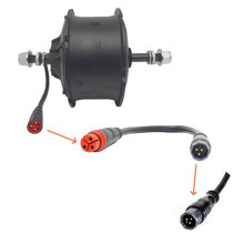 Nabenmotor-Kabeladapterstecker, FAT-Motorstecker-Adapterkabel G061 G062 G063 auf G060-Stecker für Bafang-Nabe