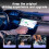 2 in 1 Wireless Carplay Adapter  Dongle for Car Android Auto  Carplay Wired to Wireless Carplay Black 3