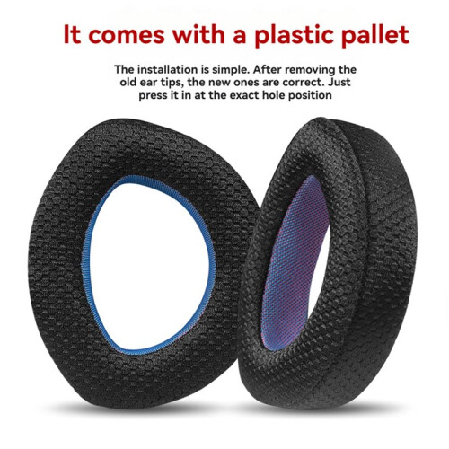 Replacement Ear Pads for  HD700 Headphones Breathable Mesh Earbuds Ear Cushion with Buckle 2
