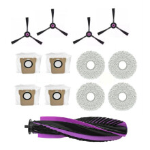13PCS Accessories Kit for JONR P20 Pro Robot Vacuum Attachment Replacement Washable Main Side Brush Mop Cloth Dust Bag