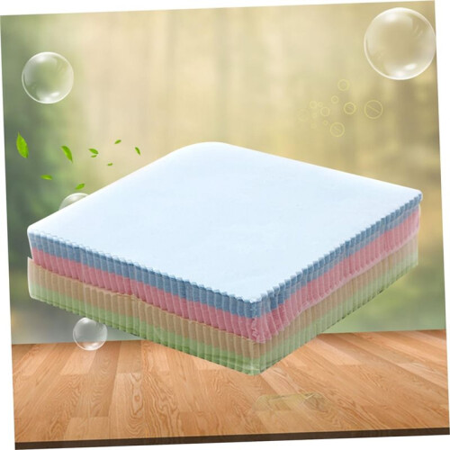 13x13cm Microfiber Eyeglass Cleaner Cloth  Soft Reusable Lens Wipes for Glasses Jewelry Random Color 1