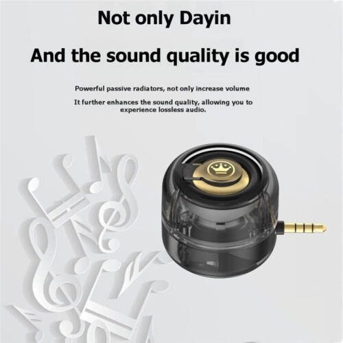 Y12  Alto-Falante Universal com Conector de 3,5 mm para Celular, Amplificador e Subwoofer Externo A 1