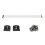 RV 50CM Table Rail Aluminum Alloy Rustproof Wall Table Support Rail Foldable Table Rail for Yacht Boat 1