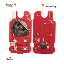 XKGHG3EN Masker Style 4 Buttons Garage Remote Control 2nd Generation Universal Garage Remote Key 5PCS