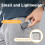 Elektrisk Näshårstrimmer, USB-Laddningsbar Näshårstrimmer med Digital Display, Resevänligt Groomingkit 5