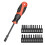 21In1 Socket Screwdriver Set Magnetic Bit -Flat Shaped Screwdriver  Detachable Handheld Repair Tool Set 1