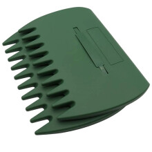 Serrated Leaf Grabber Hand Rake - Large Capacity Outdoor Garden Yard Leaf Cleaning Handheld Gardening Tool Supplies