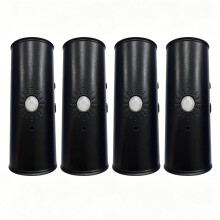 4 Dual Wall Light Motion Sensor W/H Auto /Off 16 RGB Colors 3 Meters Range for Bedroom Hallway Stairs Black