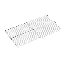 4 Pack Adjustable Narrow Spice Rack for Drawer - Expandable From 9" to 17.7" - Acrylic Drawer Seasoning Organizer,