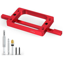 3-1/2" Fixed Size Door Hinge Jig for Door and Jamb,Door Hinge Template Kit for Route,Aluminum Mortise Template Kit