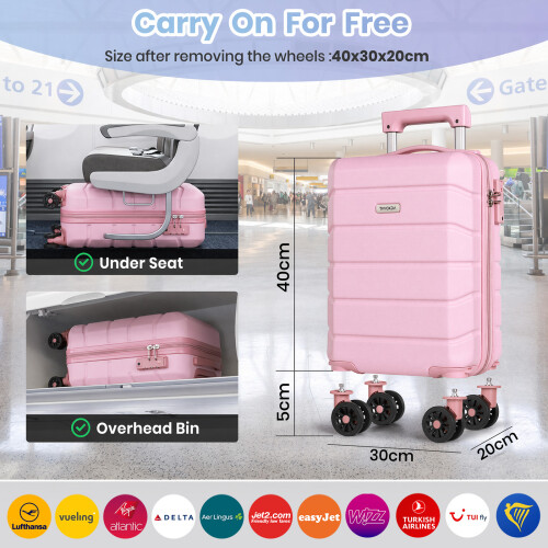 16 Inch Carry On Suitcase,Cabin Luggage 1