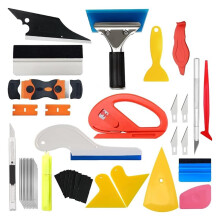 Car Window Tint Tool Kit,Universal Vehicle Window Tint Tools for Vinyl Film Auto Glass Installation,Squeegee Knife 43PCS