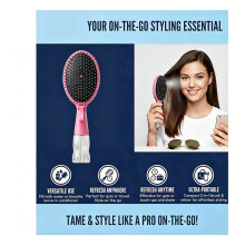 Hair Brush with Water Sprays Detangling Brush with Built-in Fine Mist, Portable Wet & Dry Styling Tool