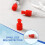 100pcs Luer Stopper Red Closing ConesSterile Cap Dual Function Luer Lock Caps for Male/Female Connectors Syringes Tips 2