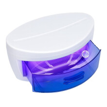 Nails Tools Cleaner Box for Makeup Nails Art Tool Tweezer Eyelash Nails Manicure Salon Tattoos Tools Cleaning EU Plug