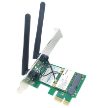 600Mbps Wi-Fi Adapter Network Card Dual-Band 2.4G/5G Internal Wireless Network Card for Desktop PC PCIe Wi-Fi Adapter