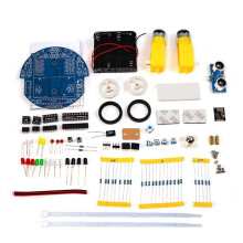 51 MCU Car Diy Kit Ultrasonic Obstacle Avoidance Car Tracking Ranging Robot Programming Diy Car Kit