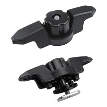Corona de Anclaje para Kayak para Riel de Kayak, Cornamusa de Montaje de Riel de Perfil Bajo para Pesca en Kayak, Navegación