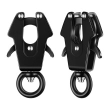 2 Pcs Frog Clip Dog Leash Clasp 360 Degree Swivel Clip Quick Release Dog Chain Buckle Frog Cable Leash Buckle