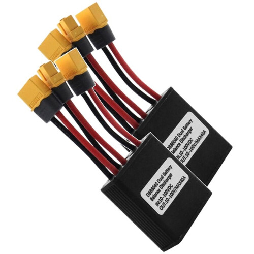 2PCS Double Battery Parallel Module for Ebike 40A Maximum Operating Current, 10-100V Voltage Range, XT60H Interface