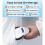 Embossing Label Maker Machine with Tapes, Manual Embossed Label Maker Retro, Home Office Use 2