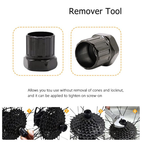 Bicycle Repair Tool Kit Bicycle Crank Remover Tool Bottom Bracket Removal Tool Freewheel Remover Tool